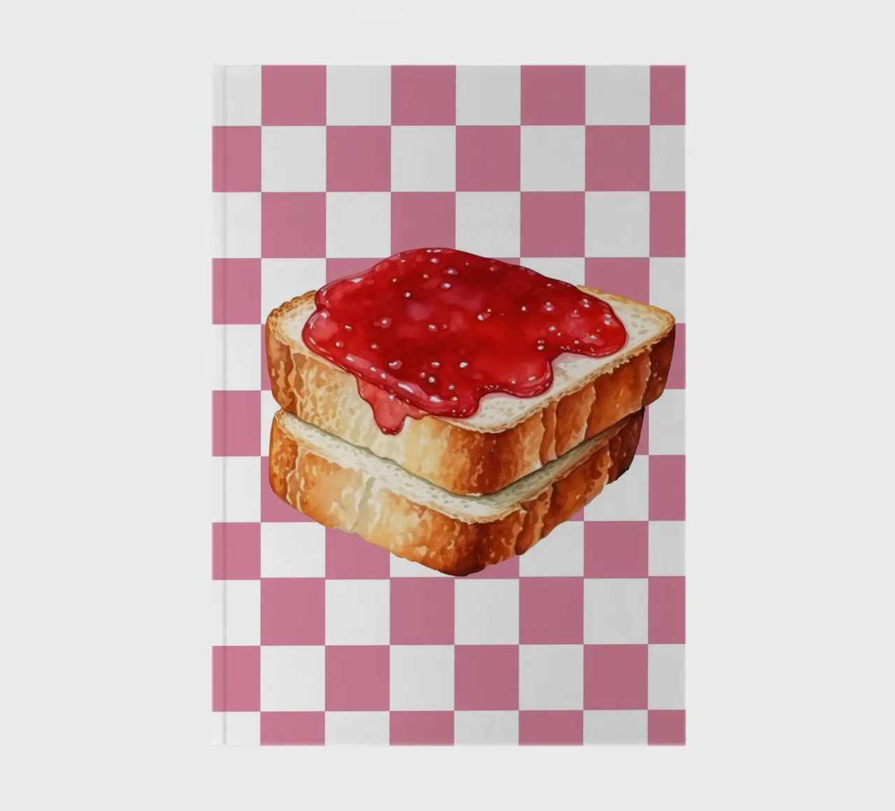 stack of three slices of toast notitieboek van ramosashop