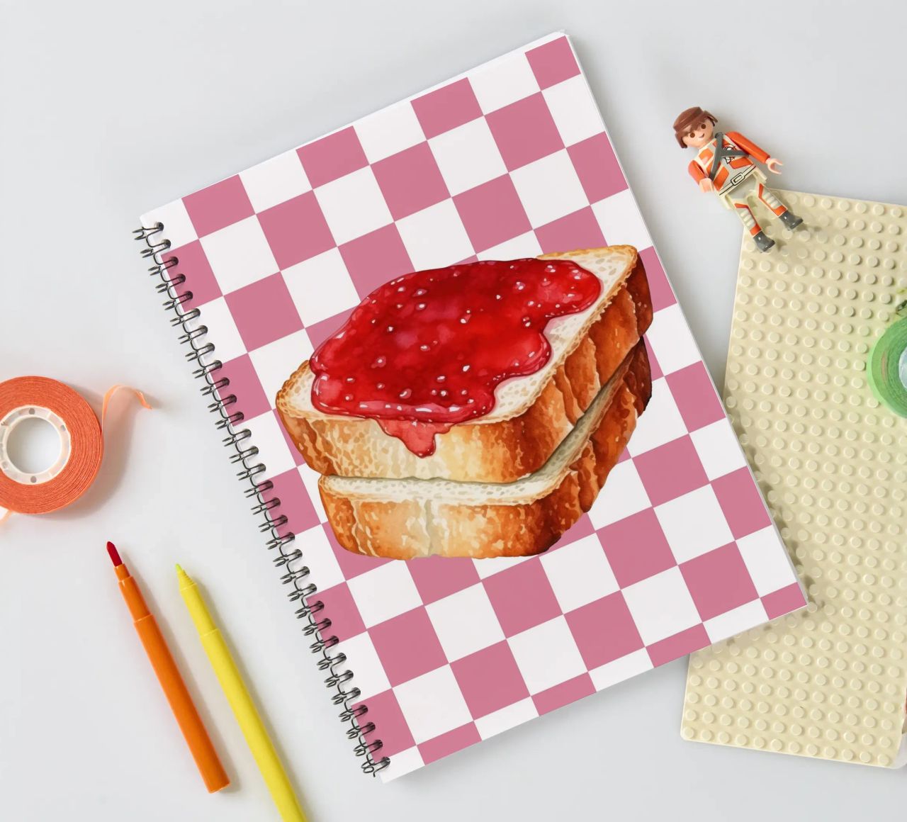 stack of three slices of toast diario ad anelli da ramosashop