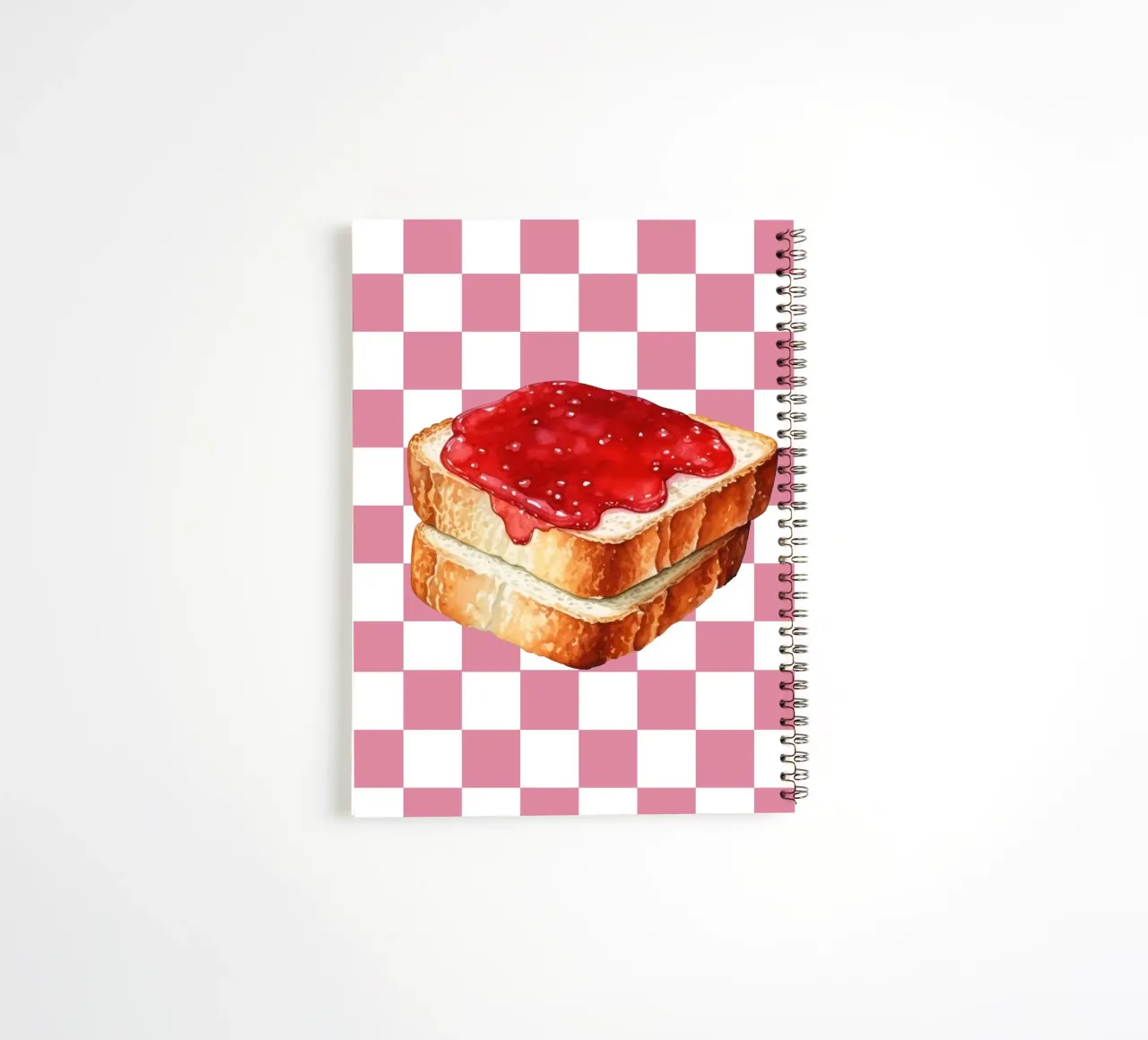 stack of three slices of toast Ringbuch von ramosashop