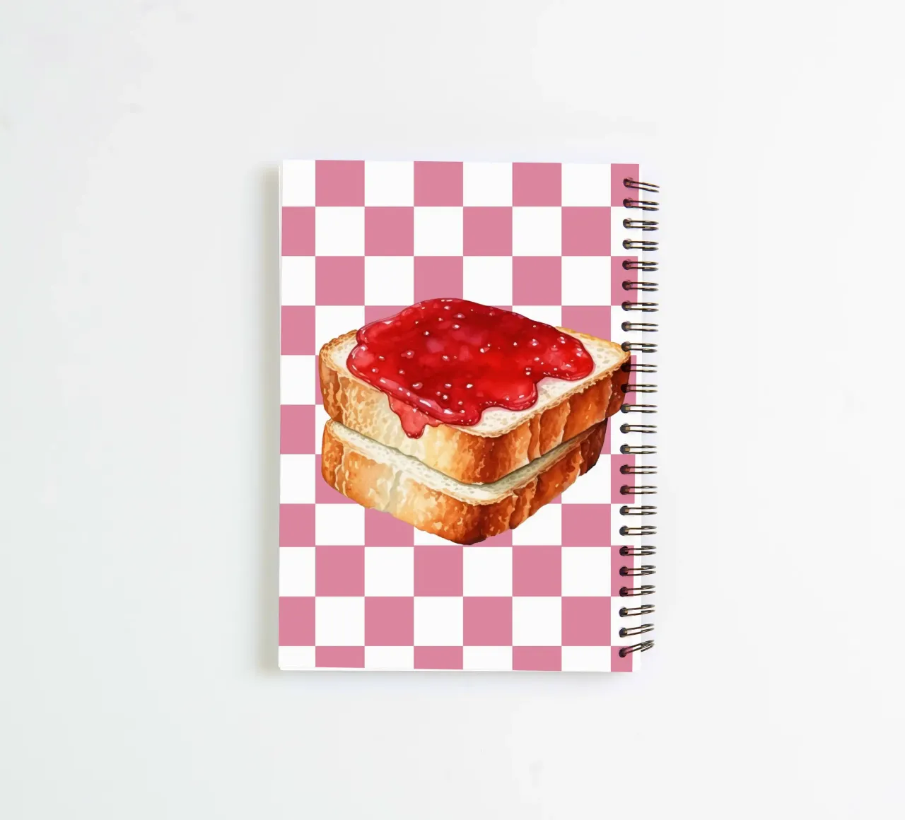 stack of three slices of toast Ringbuch von ramosashop