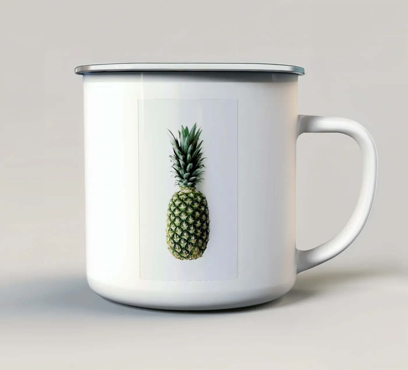 Pineapple enamel mug by Miles of Light