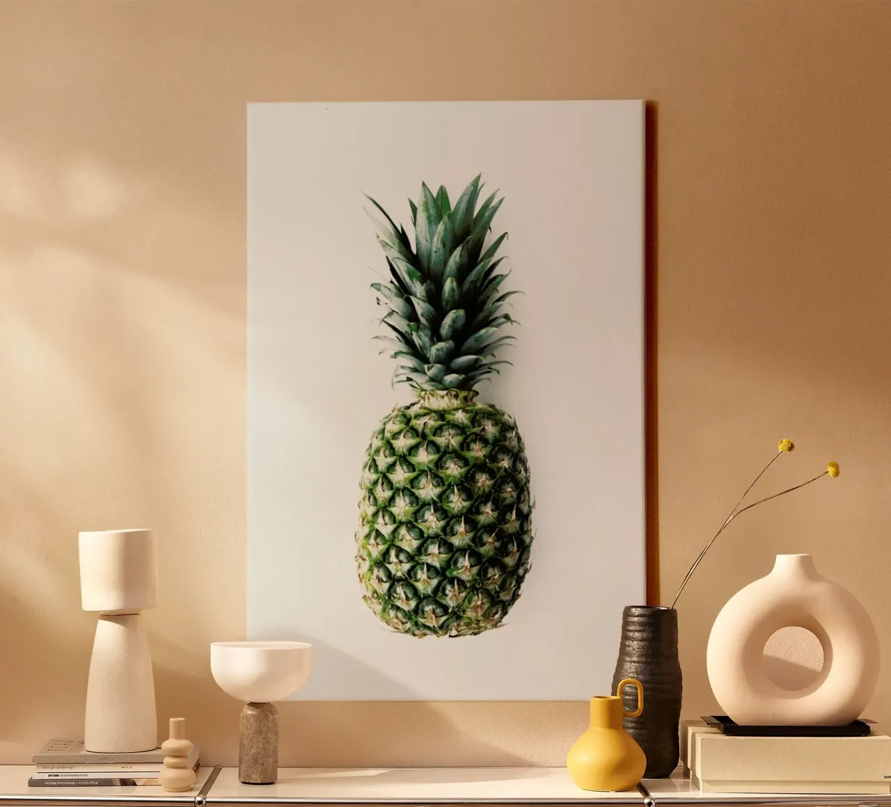 Pineapple tela con Cornice a cassetta da Miles of Light