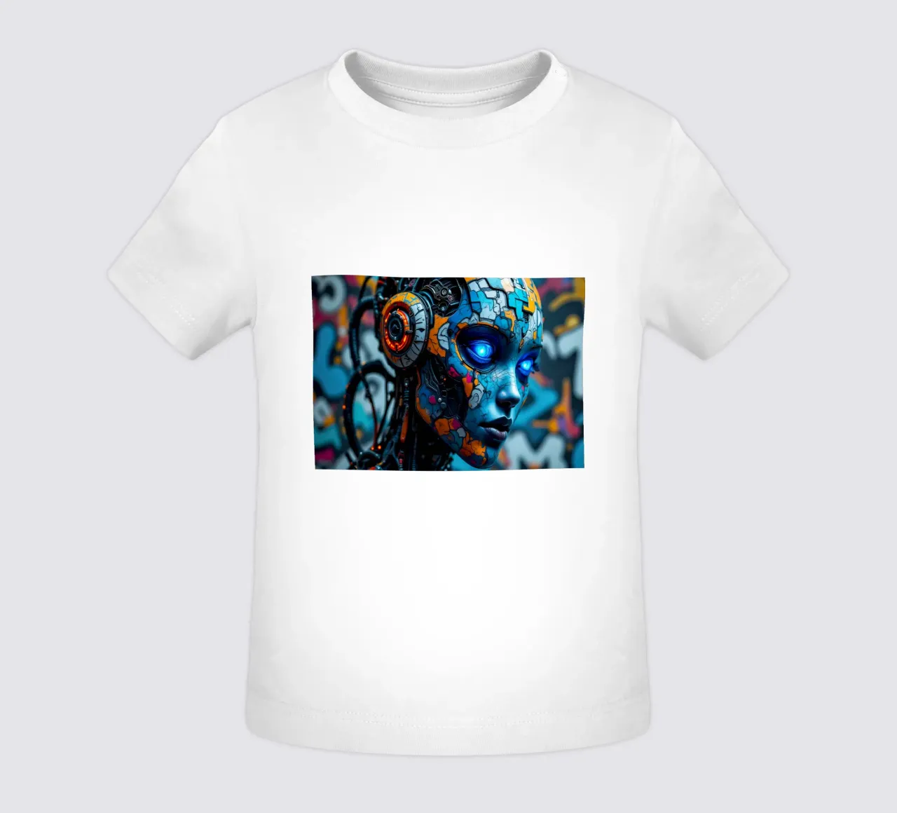 Robot cibernetico femminile maglietta neonato da ARTVI-SHOP