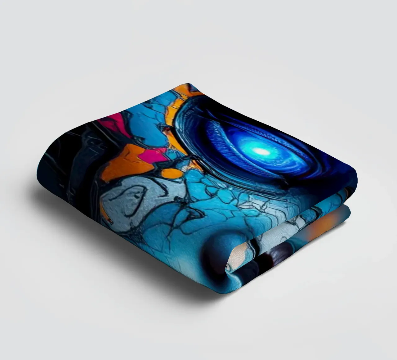 Robot cibernetico femminile asciugamano da bagno da 🎁 NOBELART