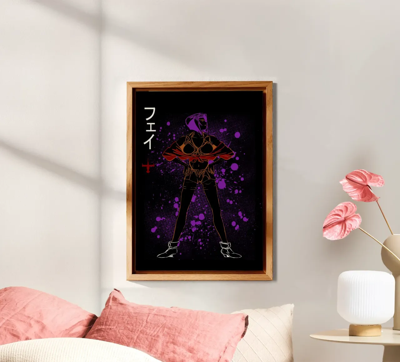 Faye Valentine 1 alluminio dibond da Neonartstudio