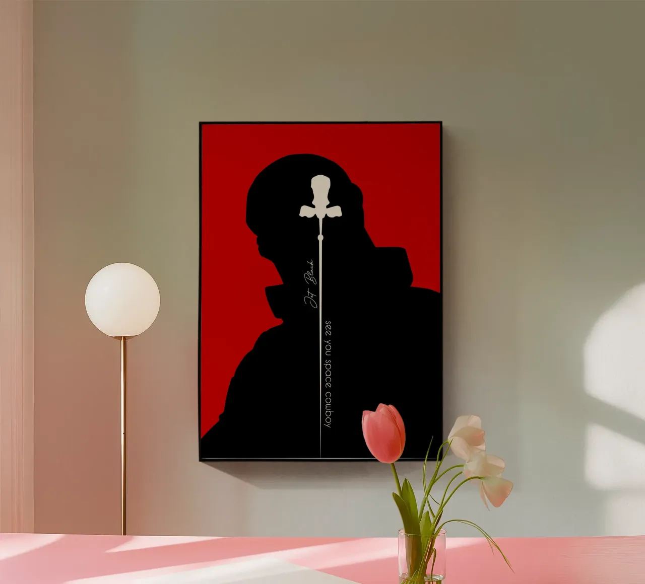 Jet Black plexiglass da Neonartstudio