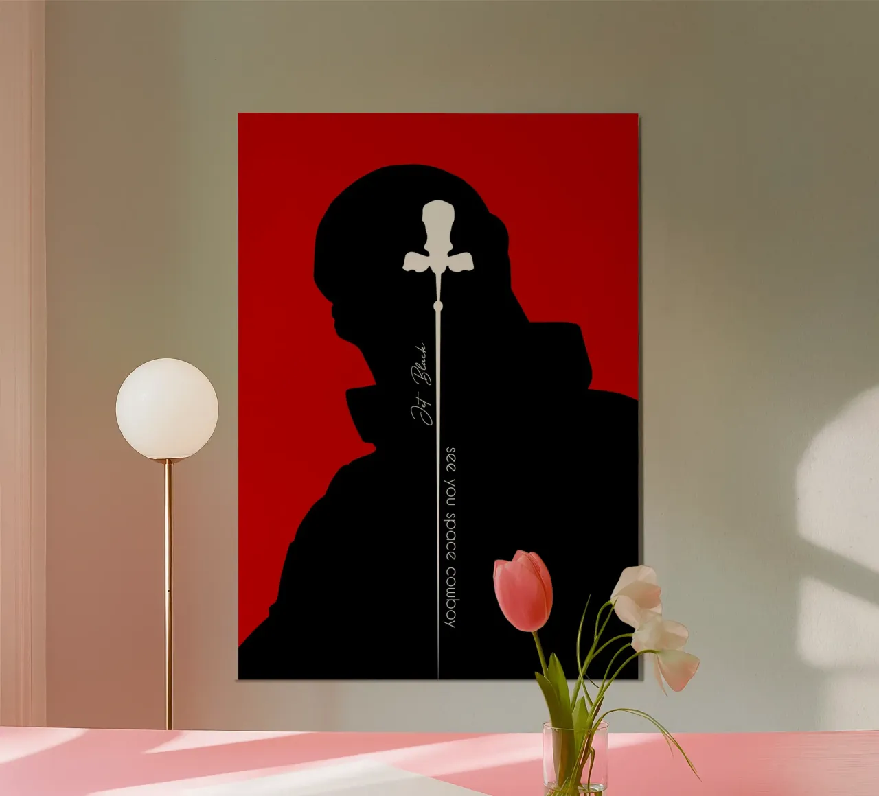 Jet Black alluminio dibond da Neonartstudio