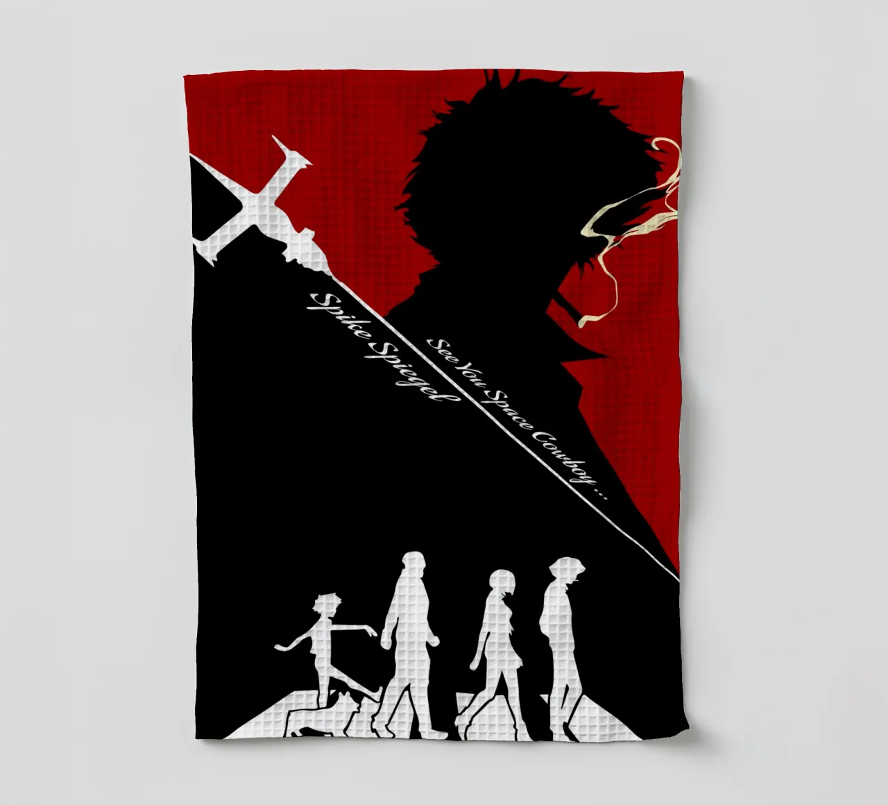 Spike Spiegel 1 canovaccio da cucina da Neonartstudio