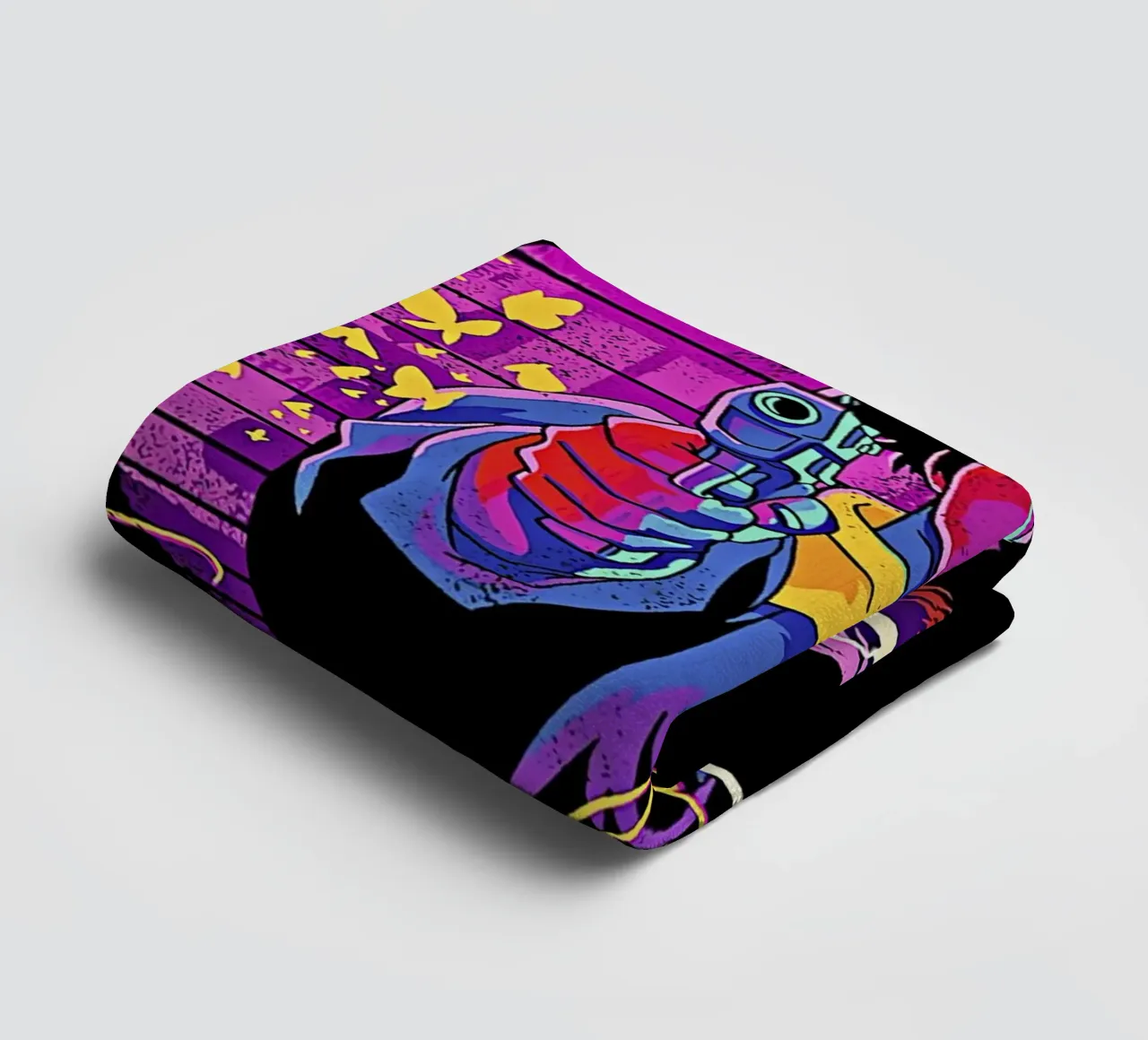 Spike Spiegel 3 asciugamano da bagno da Neonartstudio