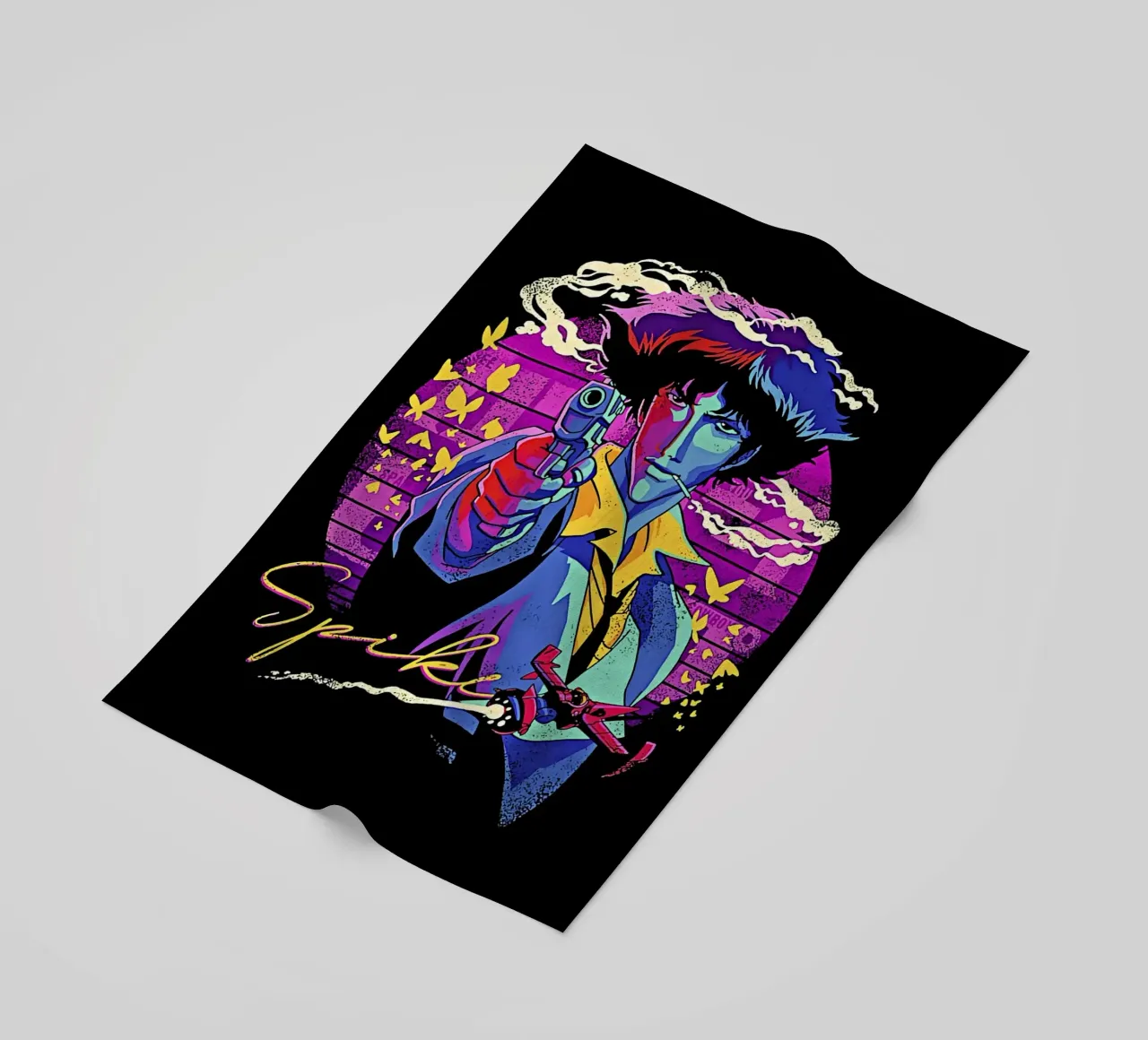 Spike Spiegel 3 telo mare da Neonartstudio