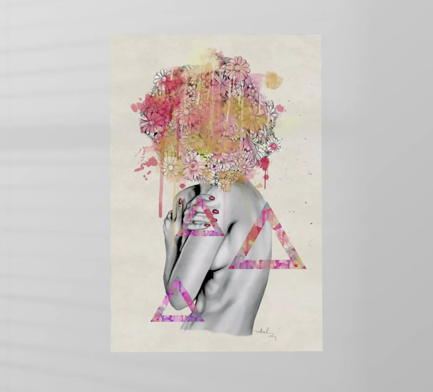 Delicate Flower pellicola backlit da Nettsch