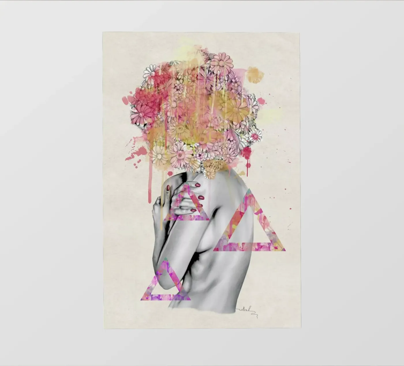 Delicate Flower pellicola backlit da Nettsch