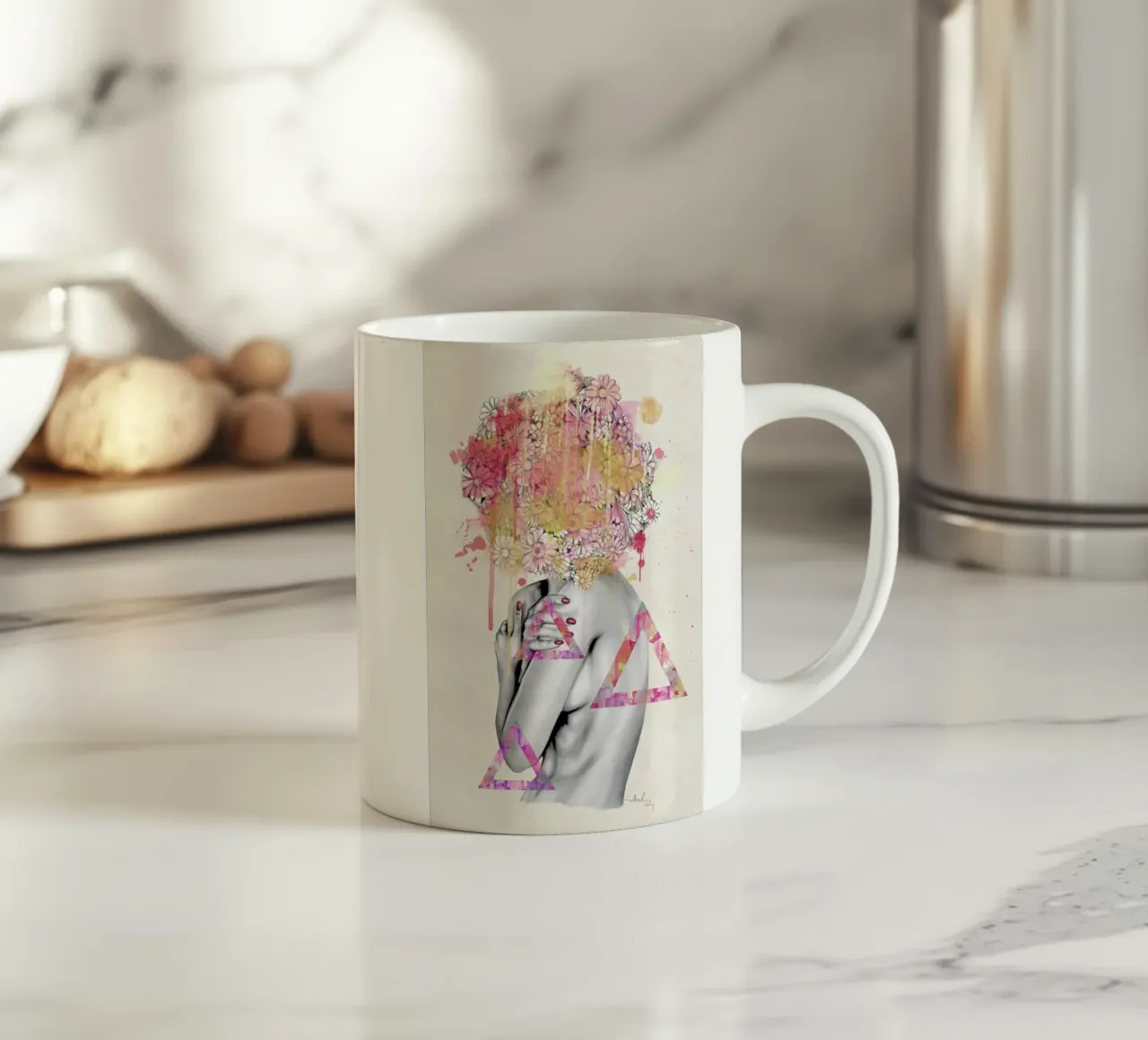 Delicate Flower tazza in ceramica da Nettsch