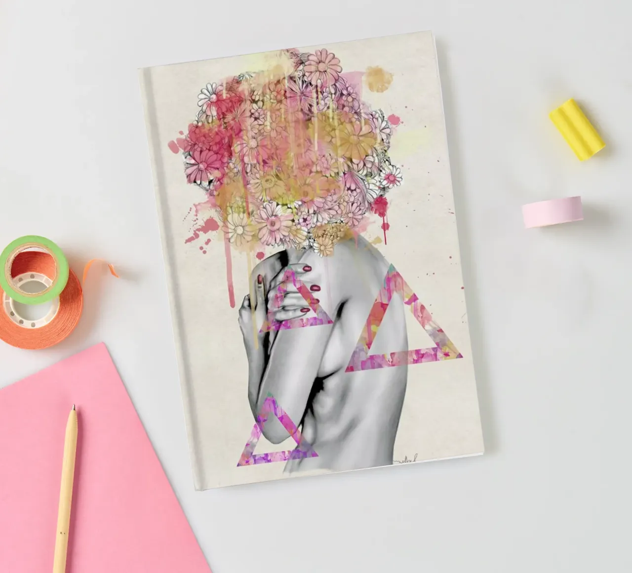 Delicate Flower notebook by Nettsch