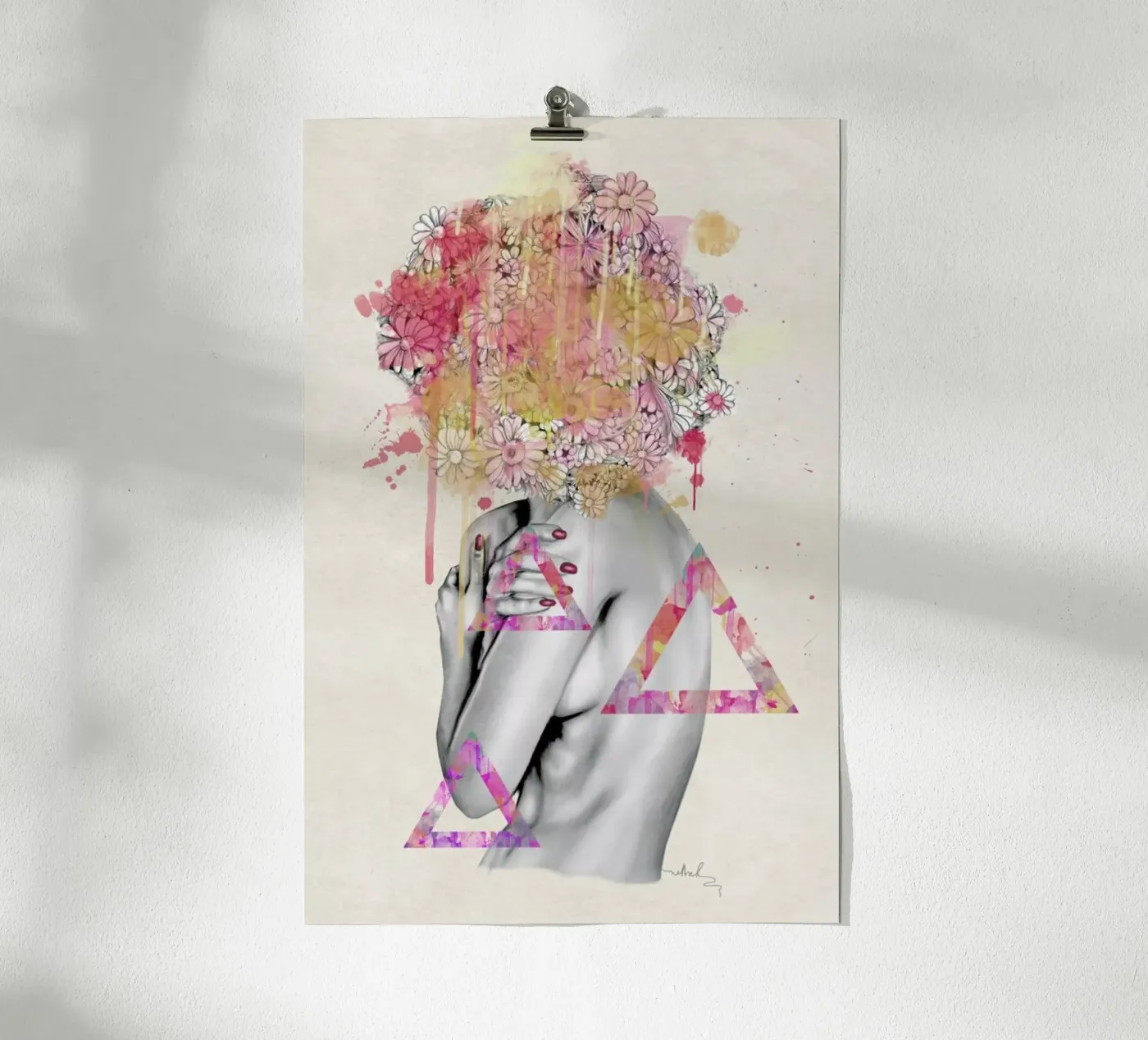 Delicate Flower poster by Nettsch