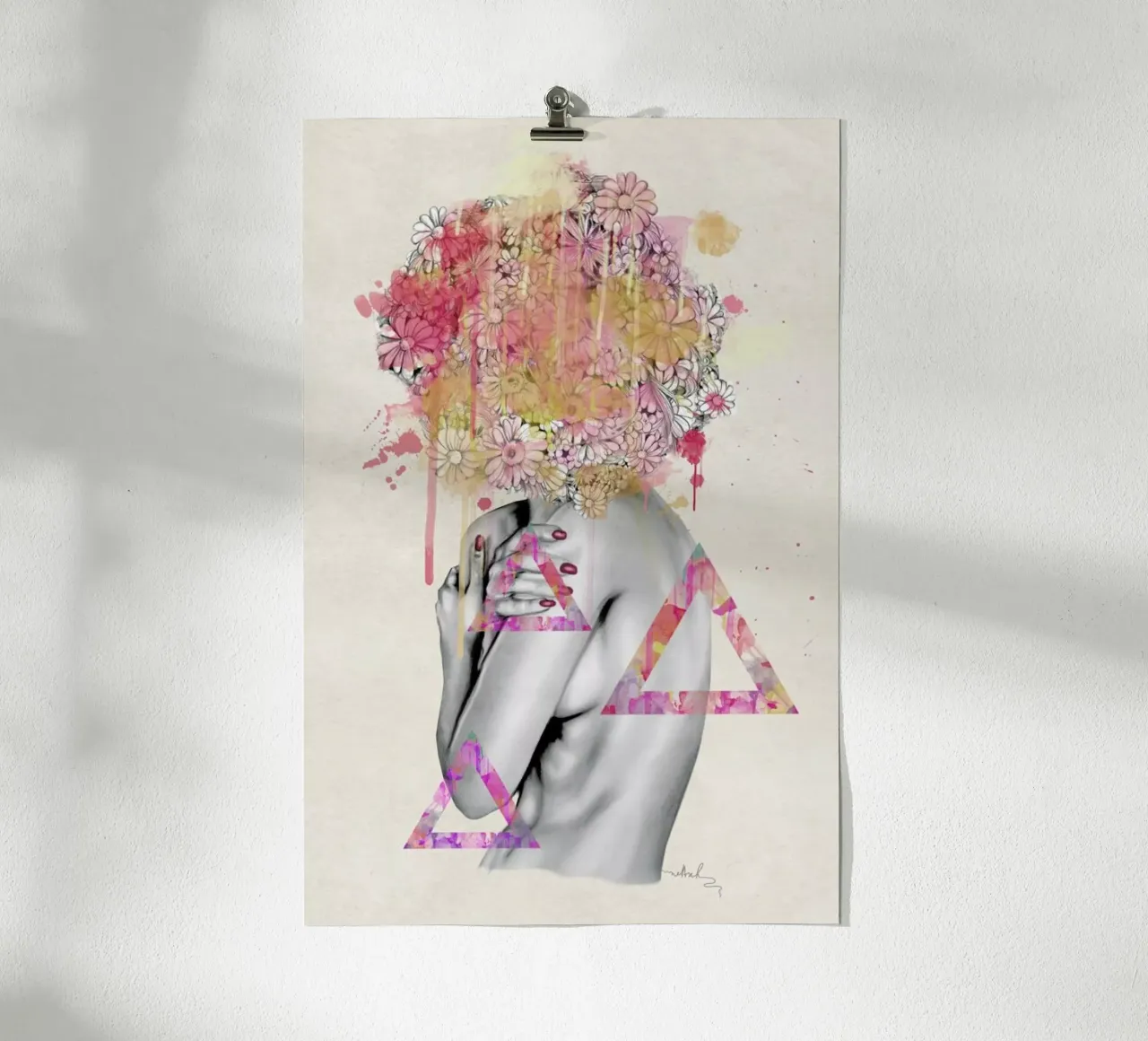 Delicate Flower poster da Nettsch