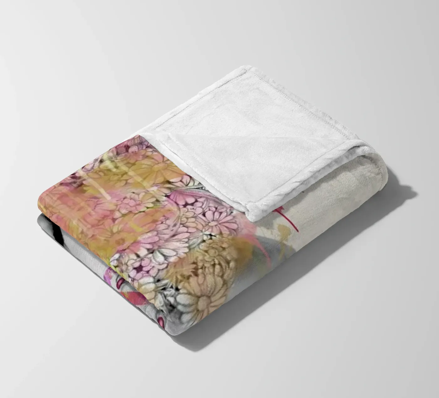 Delicate Flower Fleecedecke von Nettsch