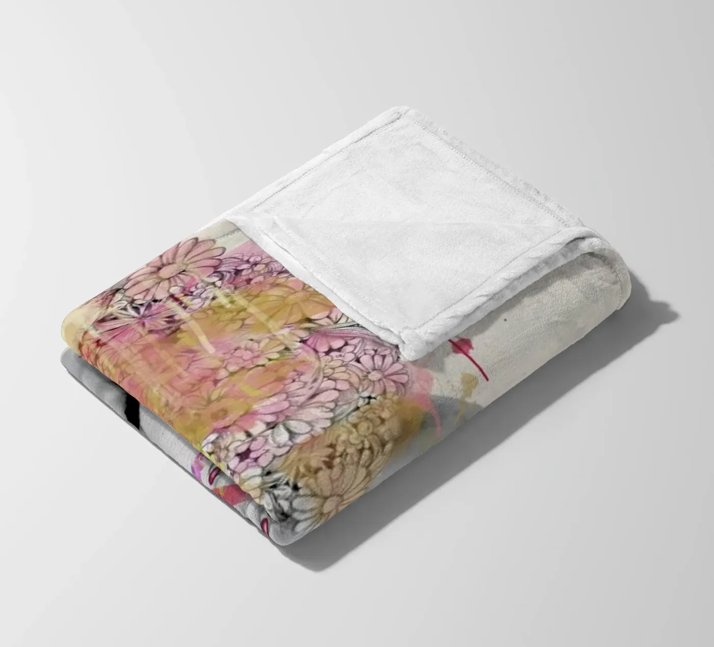 Delicate Flower Fleecedecke von Nettsch
