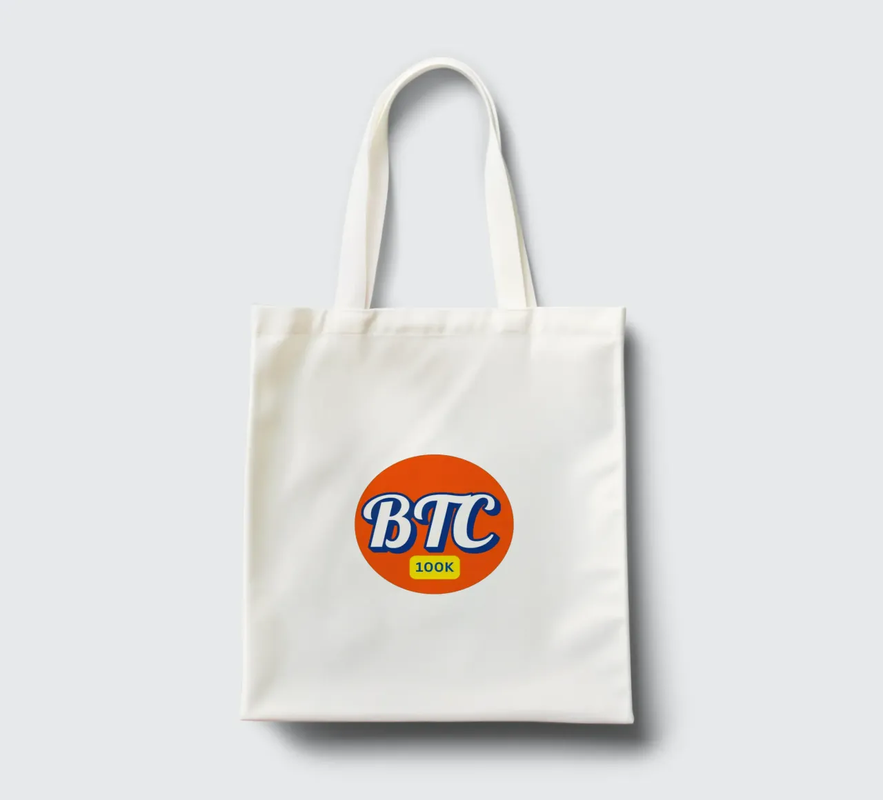 BTC_Orange_100K tote bag by Crypto_Jungle
