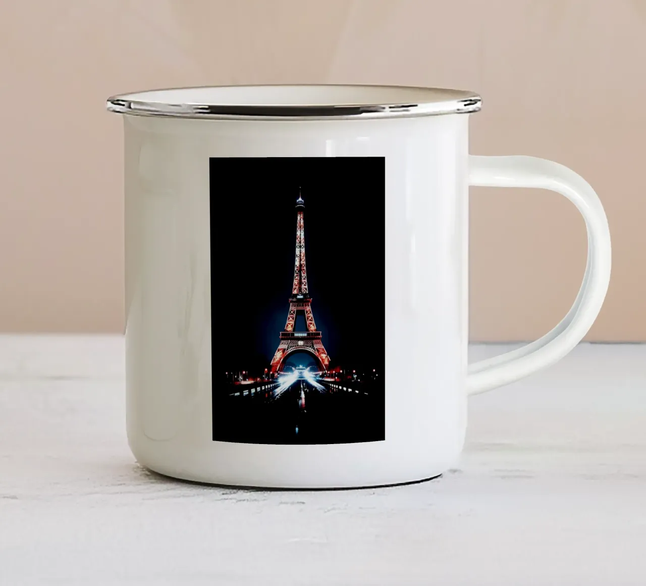 PARIGI IL MAGNIFICO tazza in smalto da Art Digital Visuel