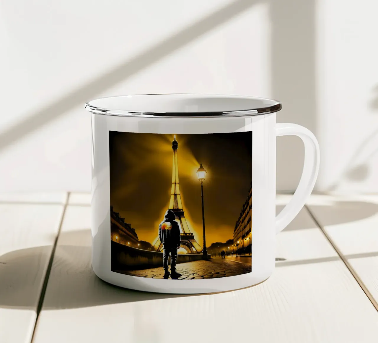 PARIGI, LA MAGNIFICA tazza in smalto da Art Digital Visuel