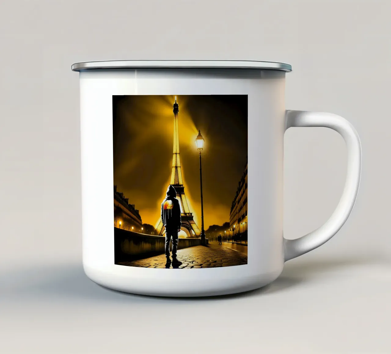 PARIGI, LA MAGNIFICA tazza in smalto da Art Digital Visuel