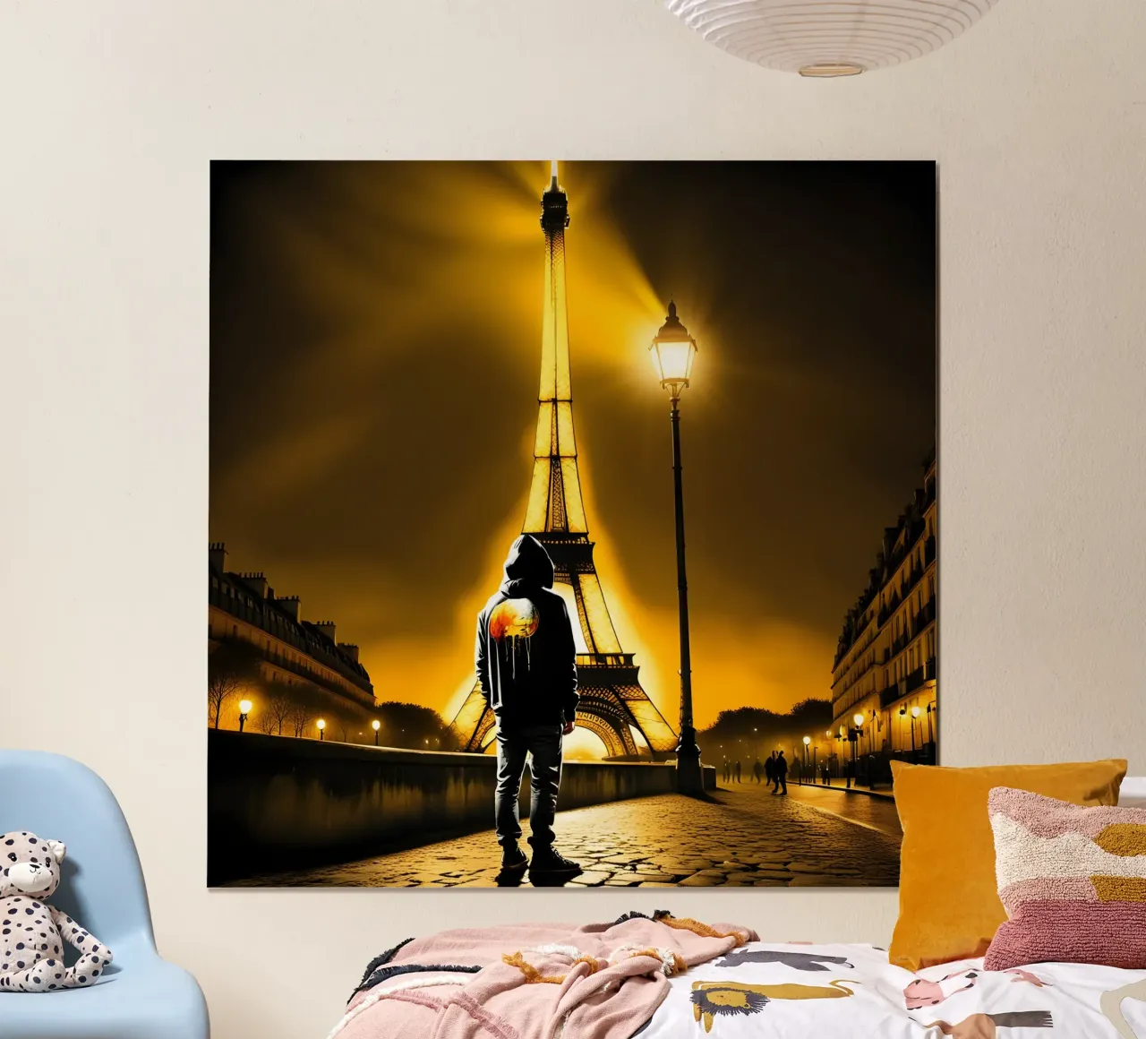 PARIGI, LA MAGNIFICA poster con telaio in alluminio da Art Digital Visuel