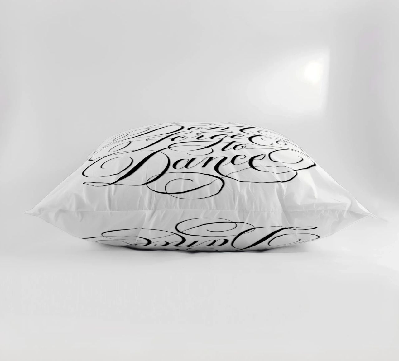 Don't forget to dance. Be spontaneous. Enjoy every moment decorative cushion by CalliLetters