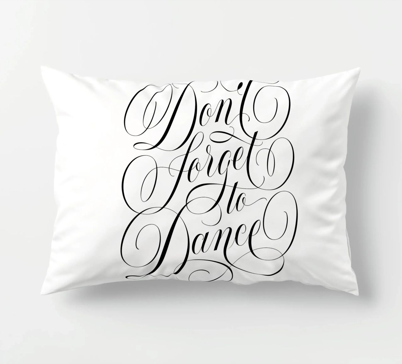 Don't forget to dance. Be spontaneous. Enjoy every moment decorative cushion by CalliLetters