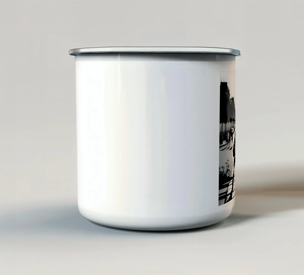 PARIGI, LA MAGNIFICA tazza in smalto da Art Digital Visuel