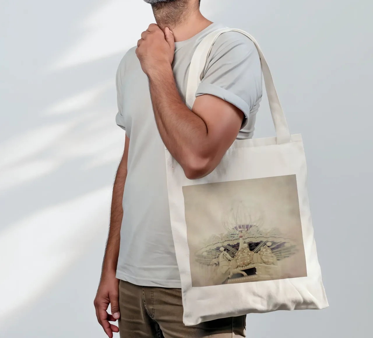 Riders on the Storm tote bag by Keri Bevan