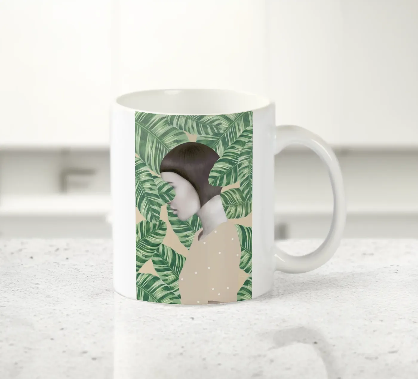 Flora ceramic mug by Nettsch
