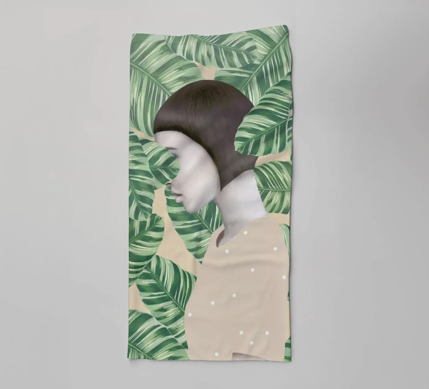Flora badhanddoek van Nettsch