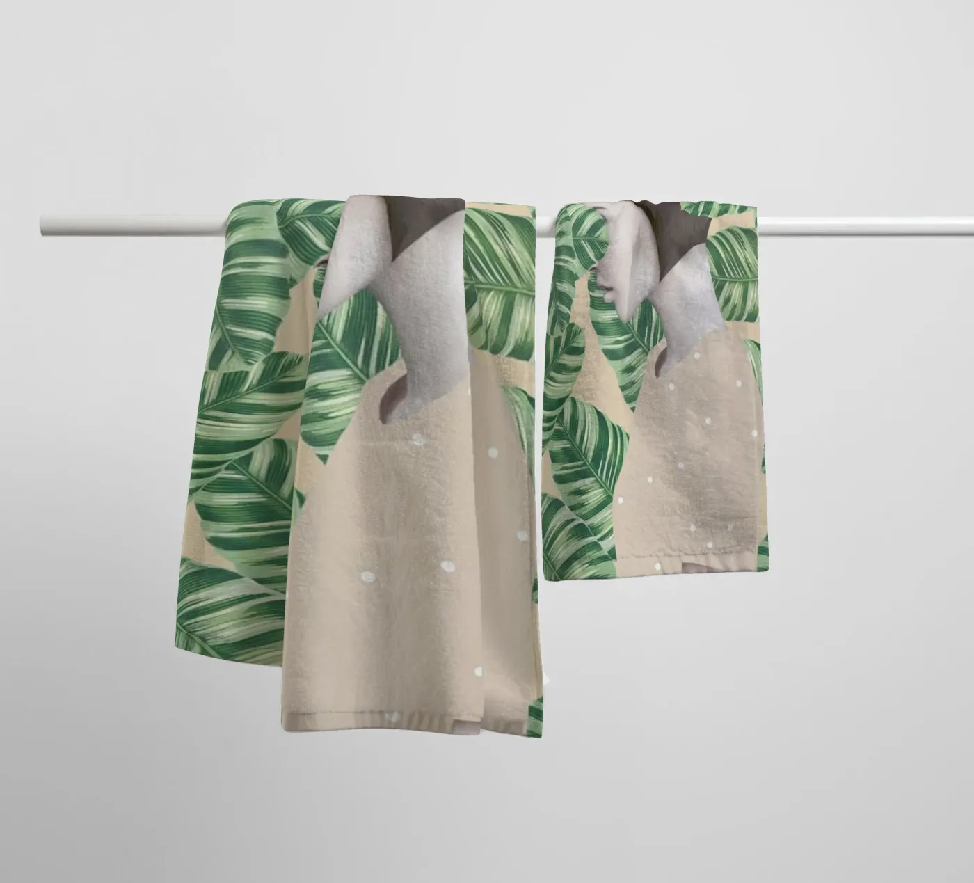 Flora badhanddoek van Nettsch