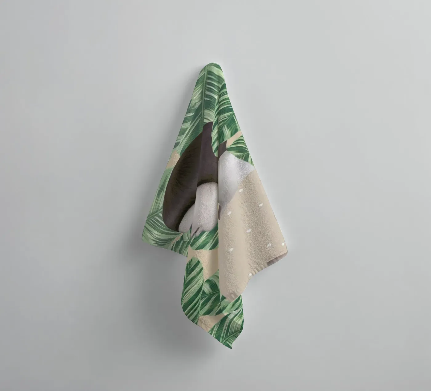 Flora badhanddoek van Nettsch