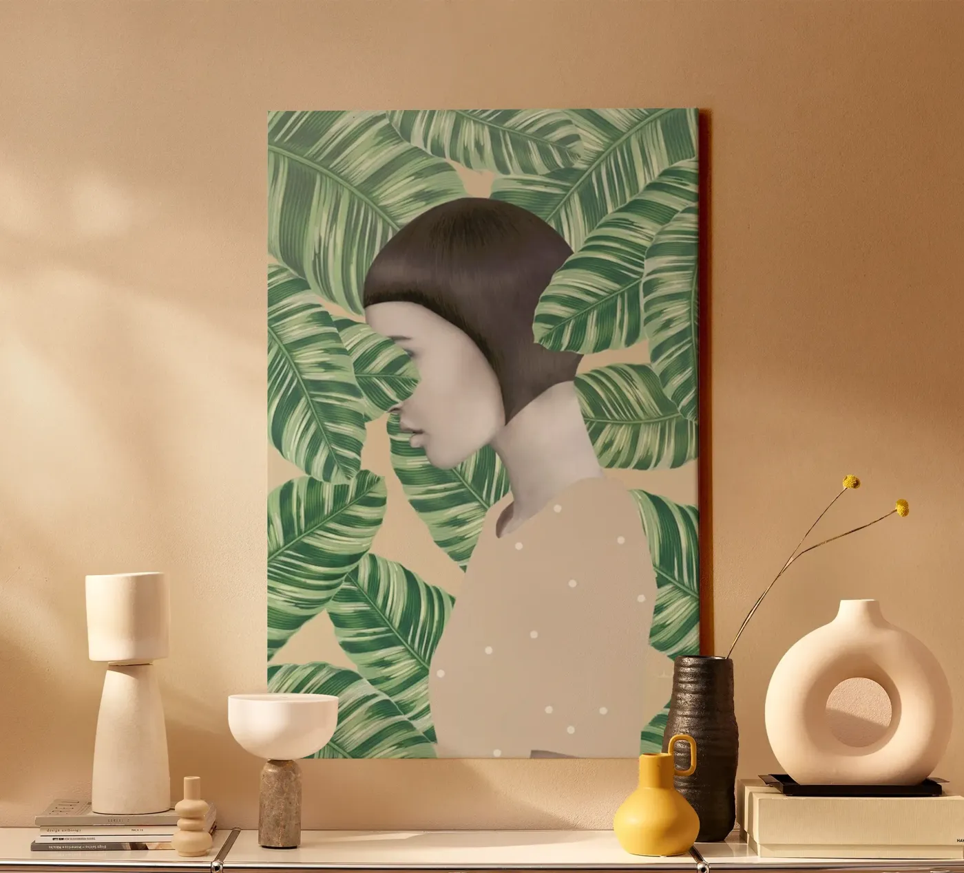 Flora canvas van Nettsch