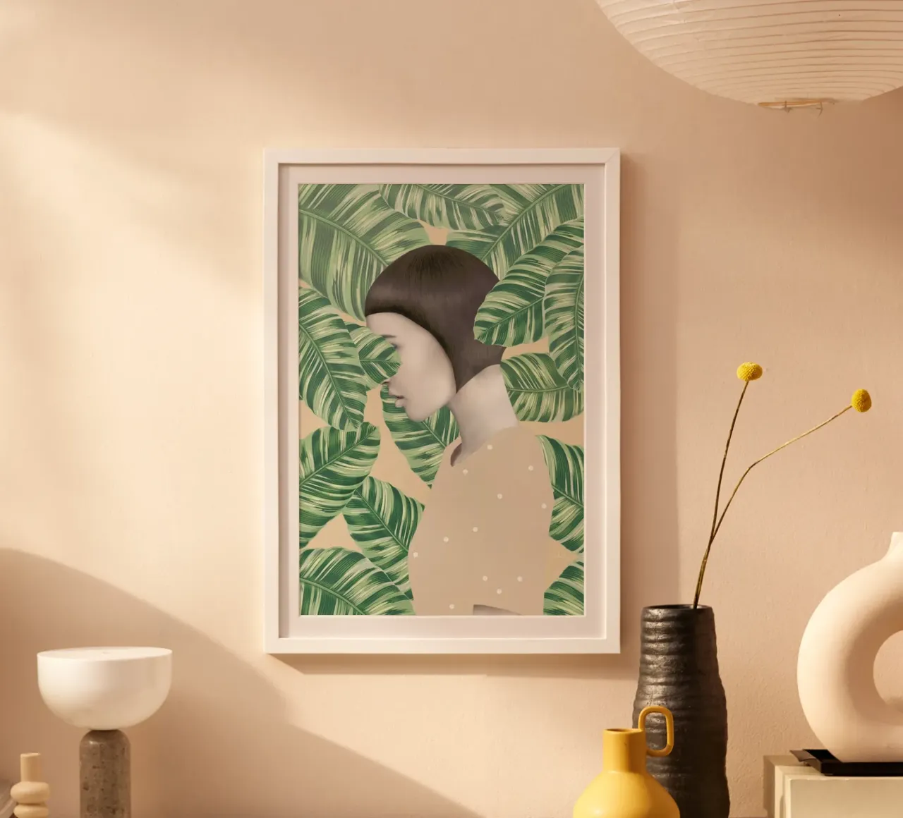 Flora poster con telaio in alluminio da Nettsch
