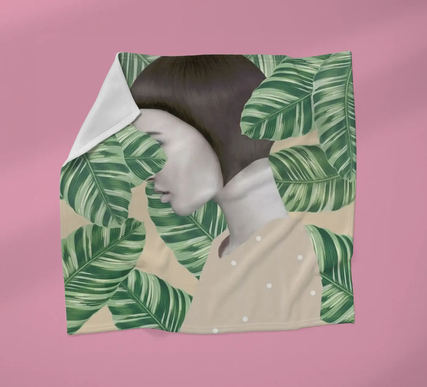 Flora fleecedeken van Nettsch