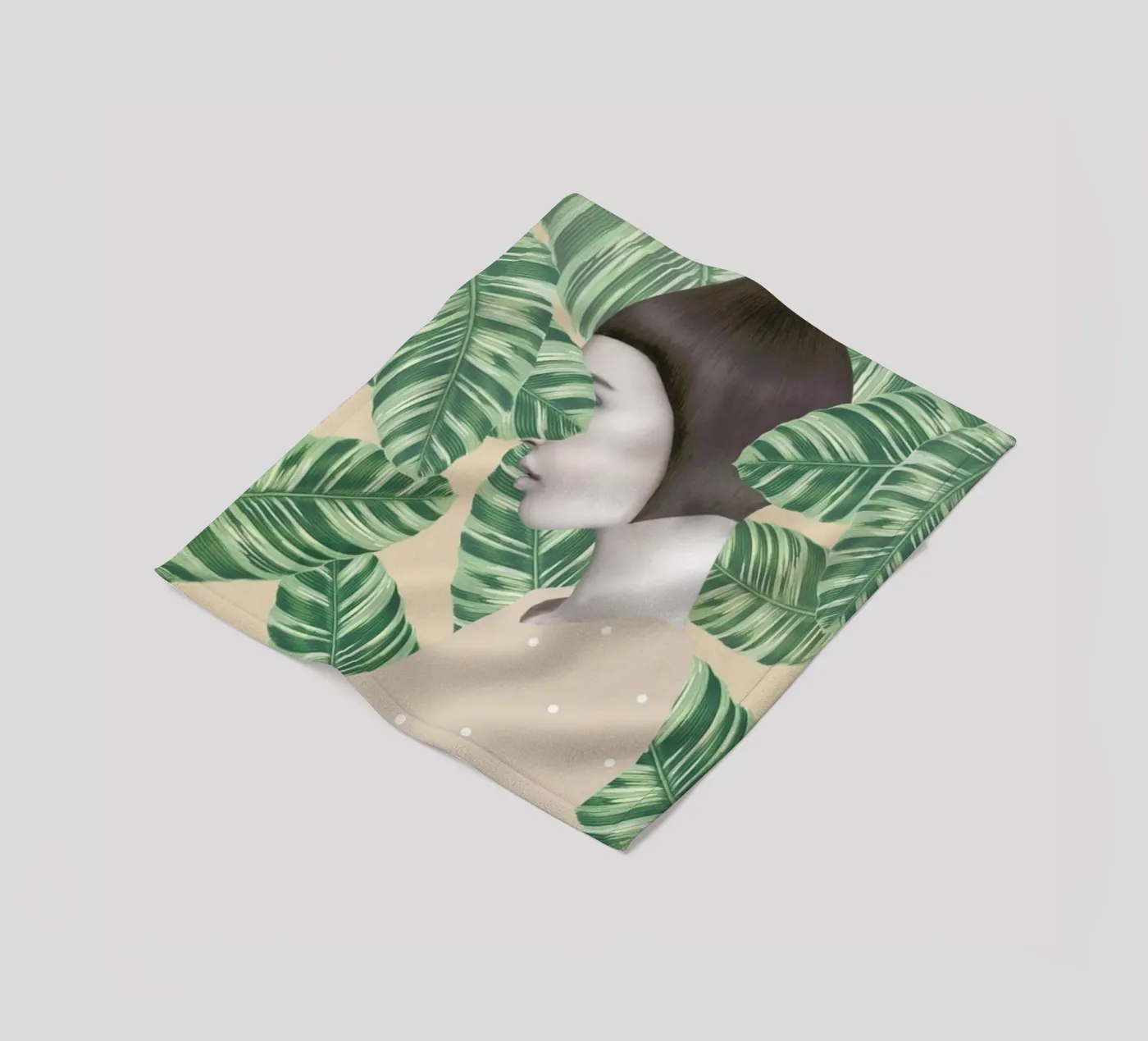 Flora fleecedeken van Nettsch