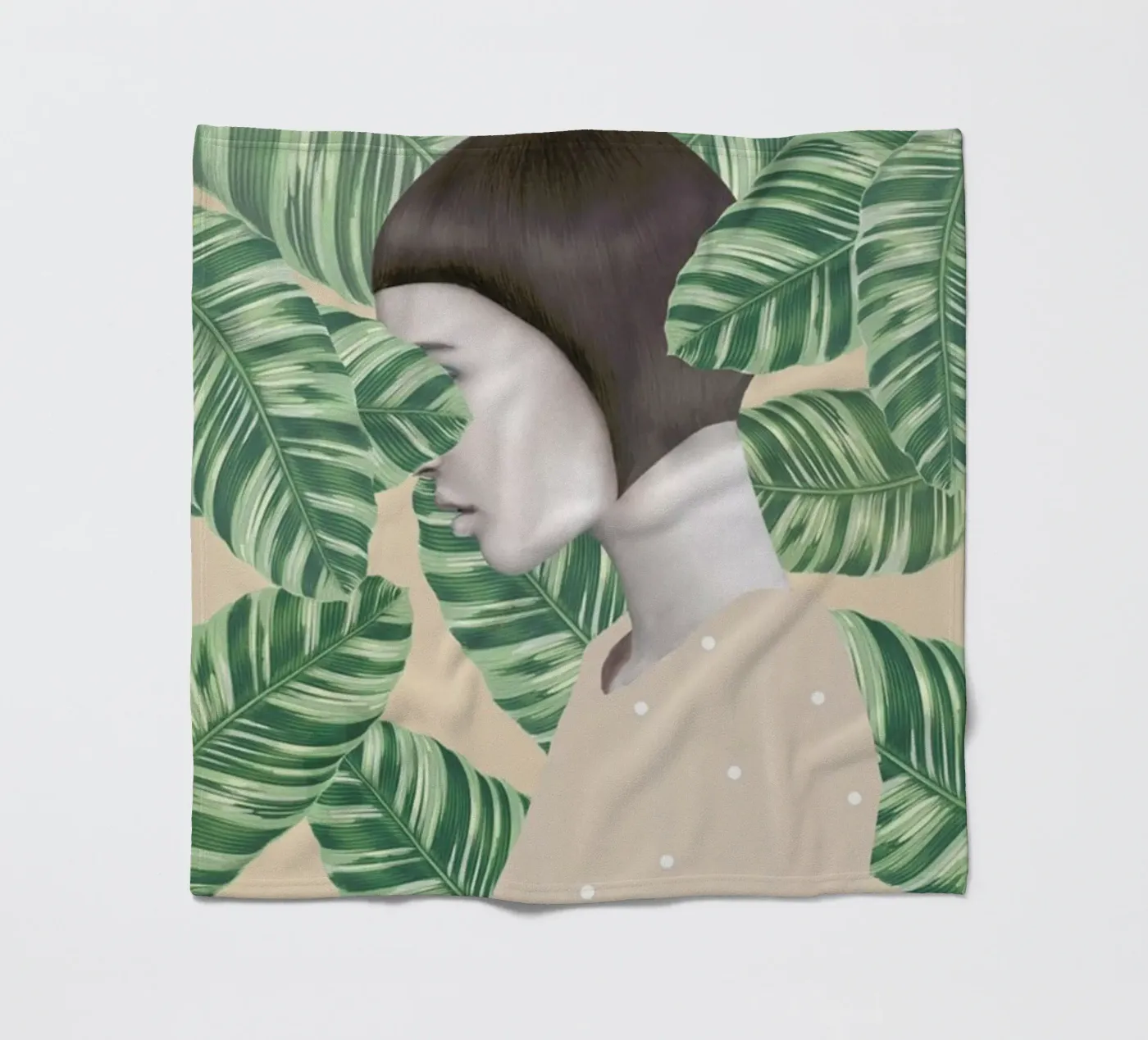 Flora fleecedeken van Nettsch