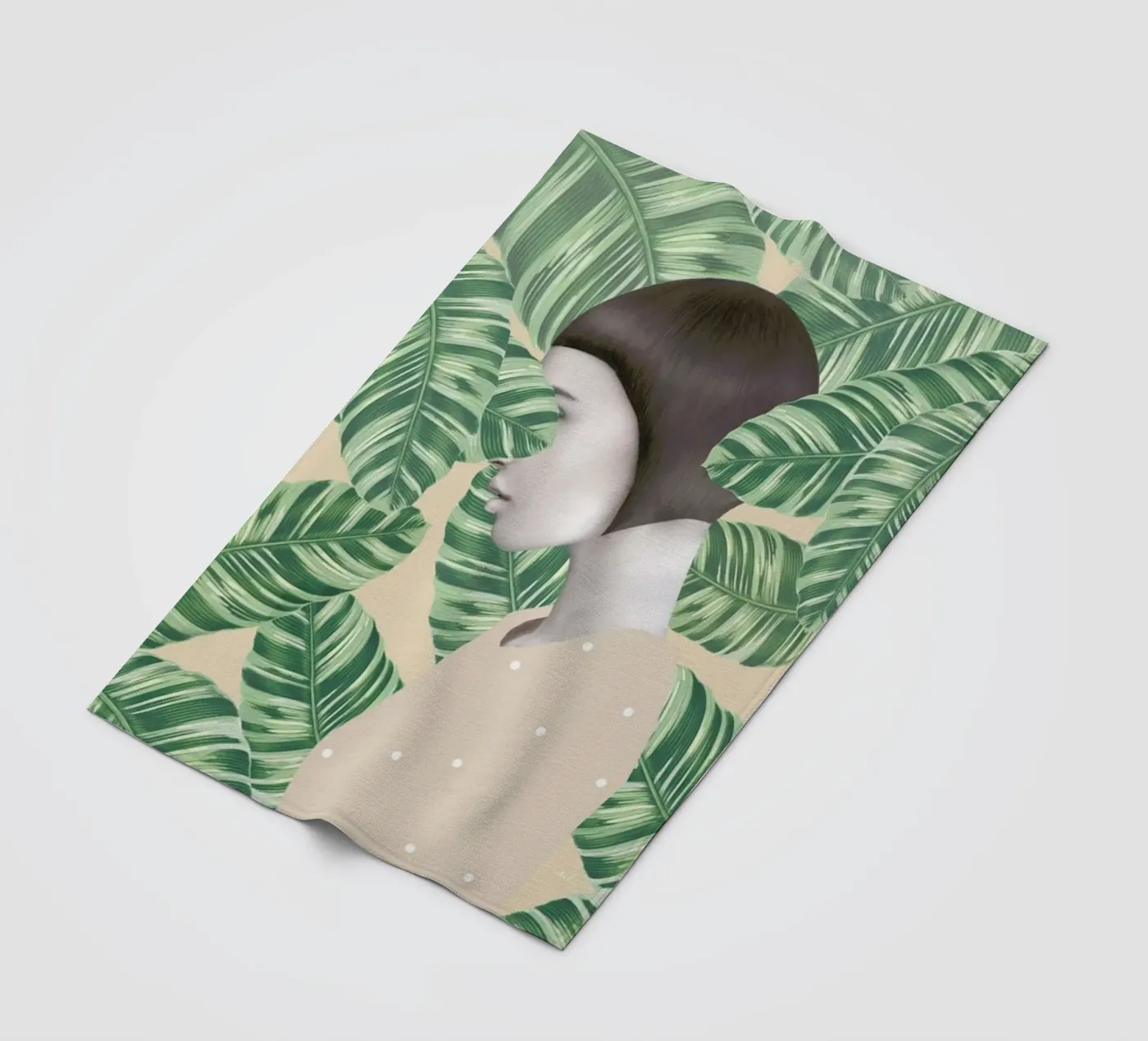 Flora fleecedeken van Nettsch