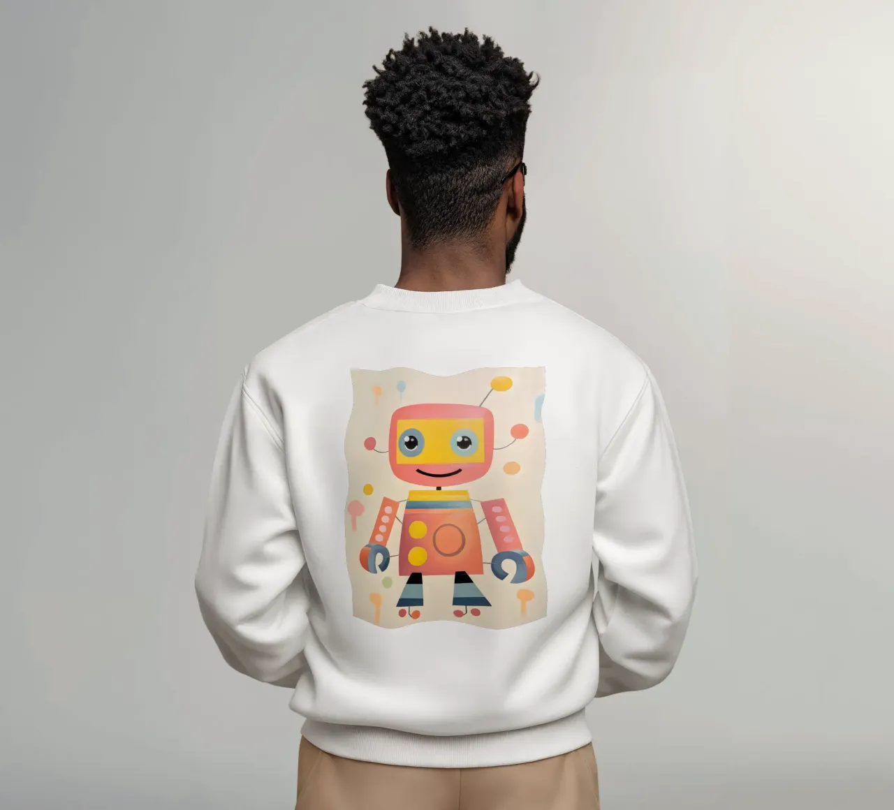 Robot coloré 1 sweat de KidzStudio