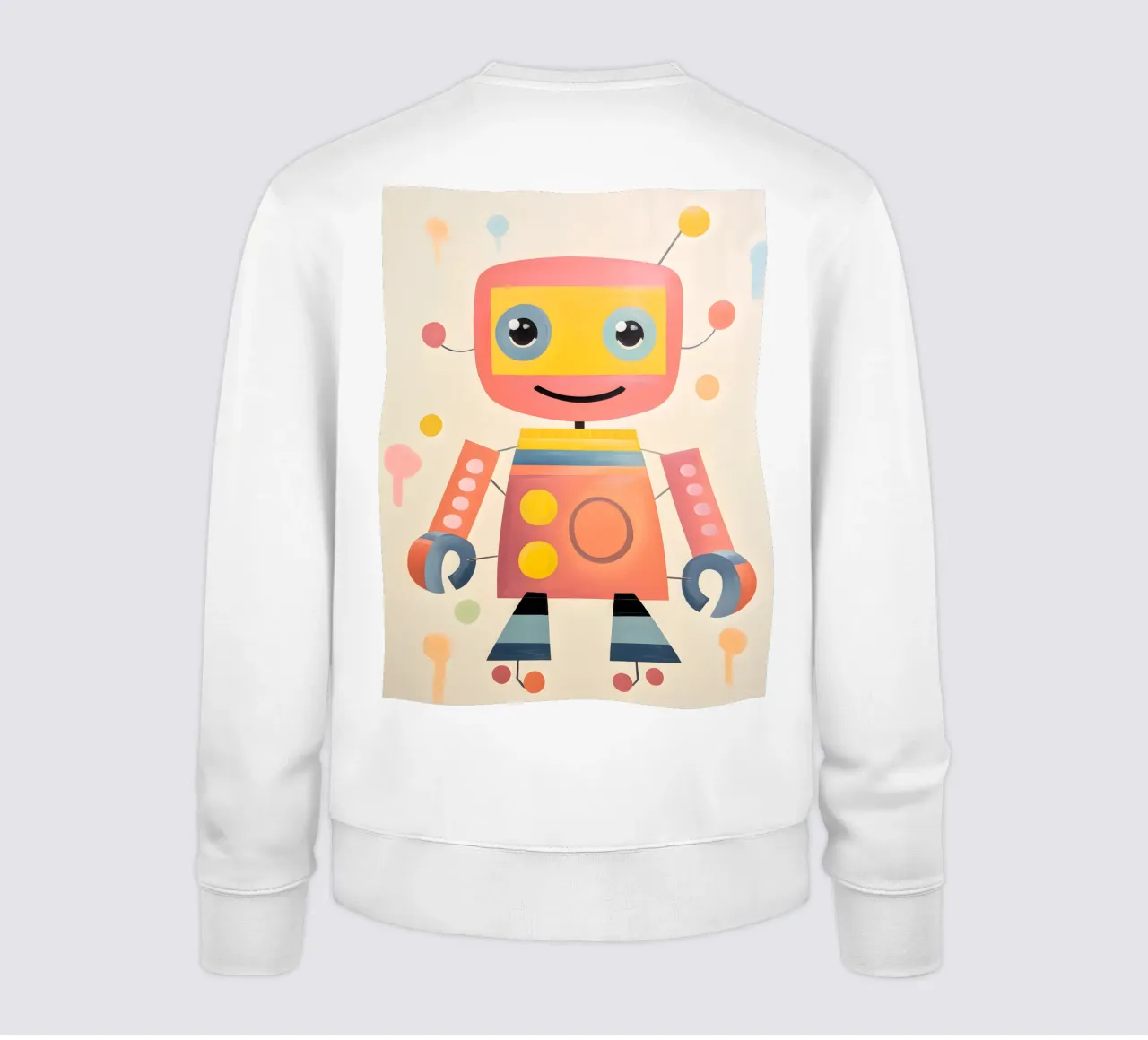 Robot colorato 1 felpa da KidzStudio