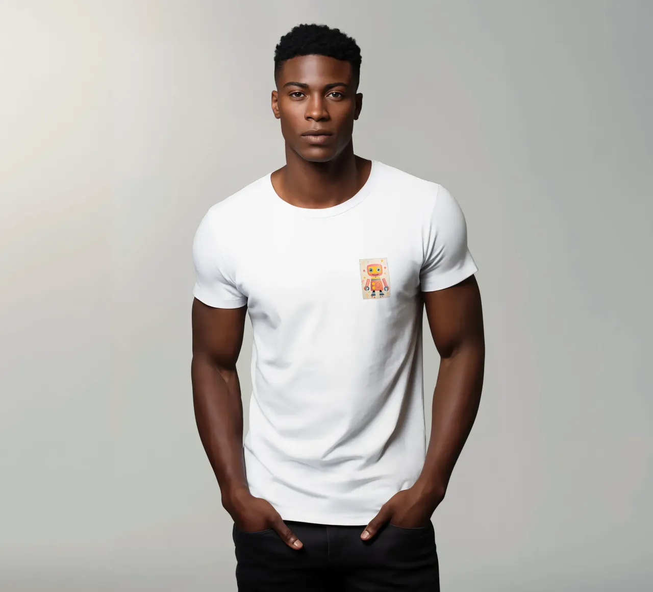 Robot colorato 1 t-shirt da KidzStudio