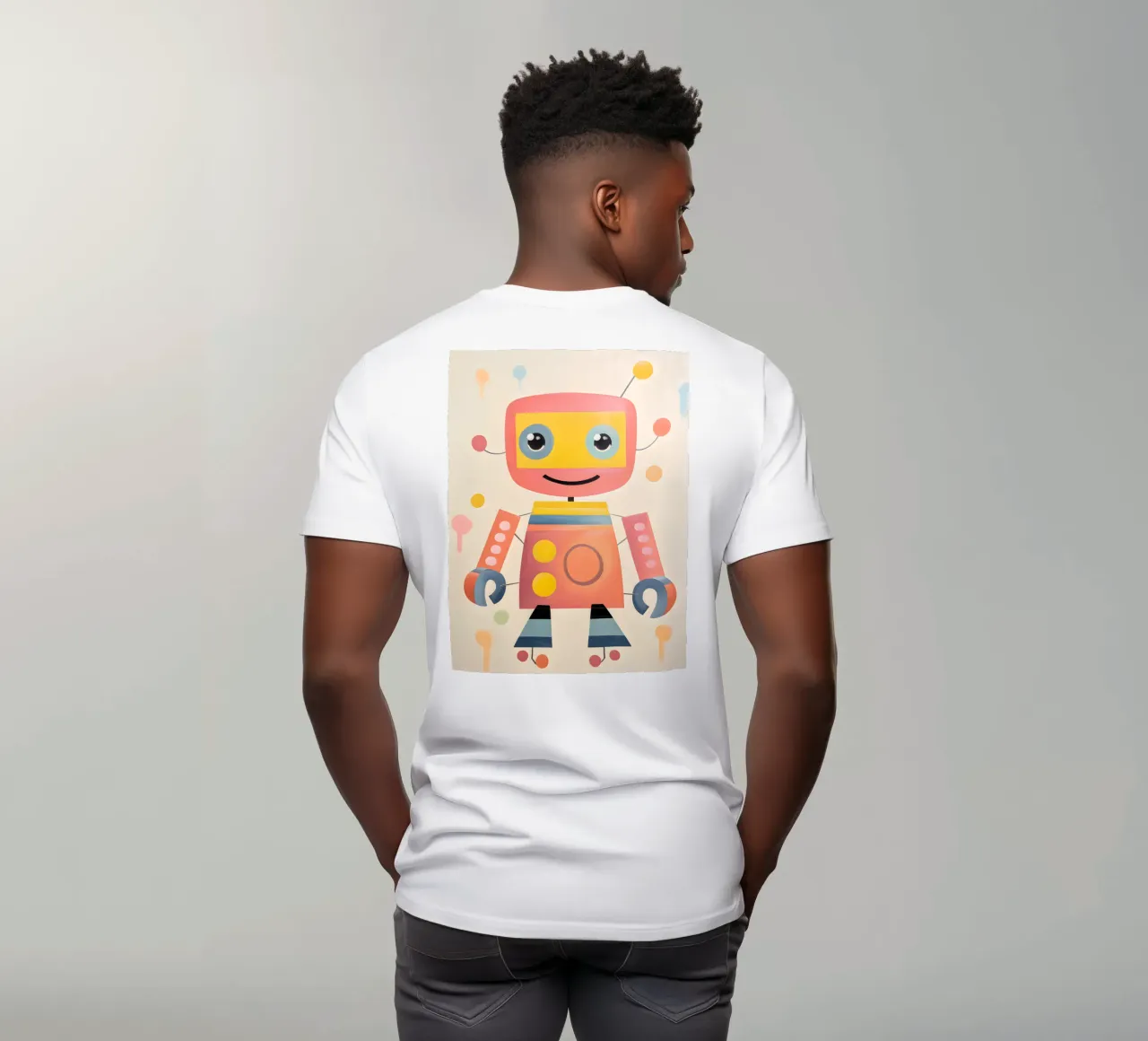Robot colorato 1 t-shirt da KidzStudio