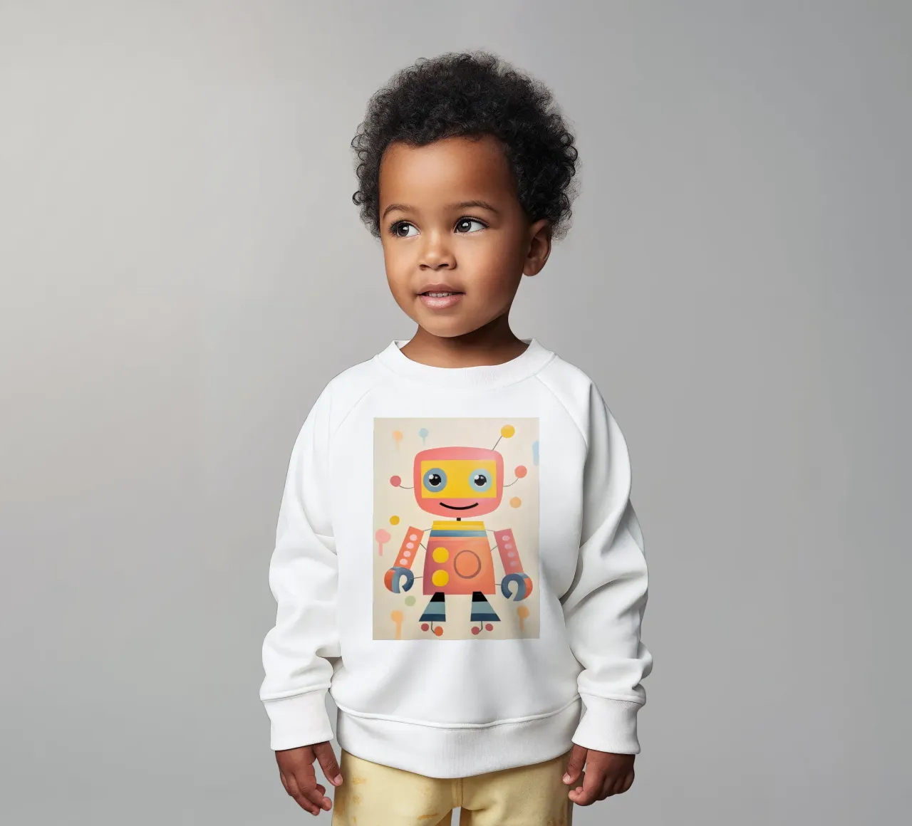 Robot coloré 1 sweat pour bébé de KidzStudio