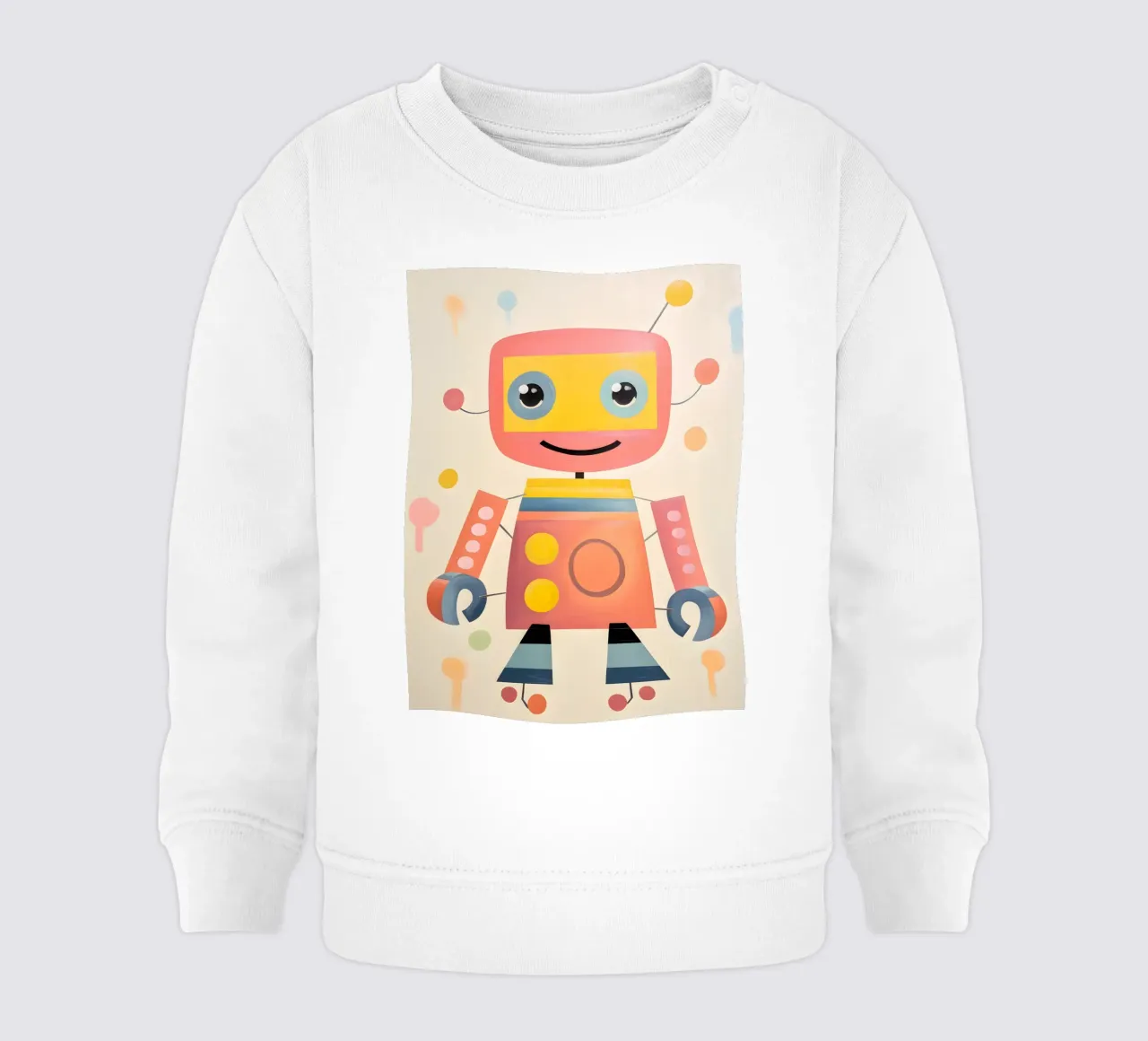 Robot coloré 1 sweat pour bébé de KidzStudio