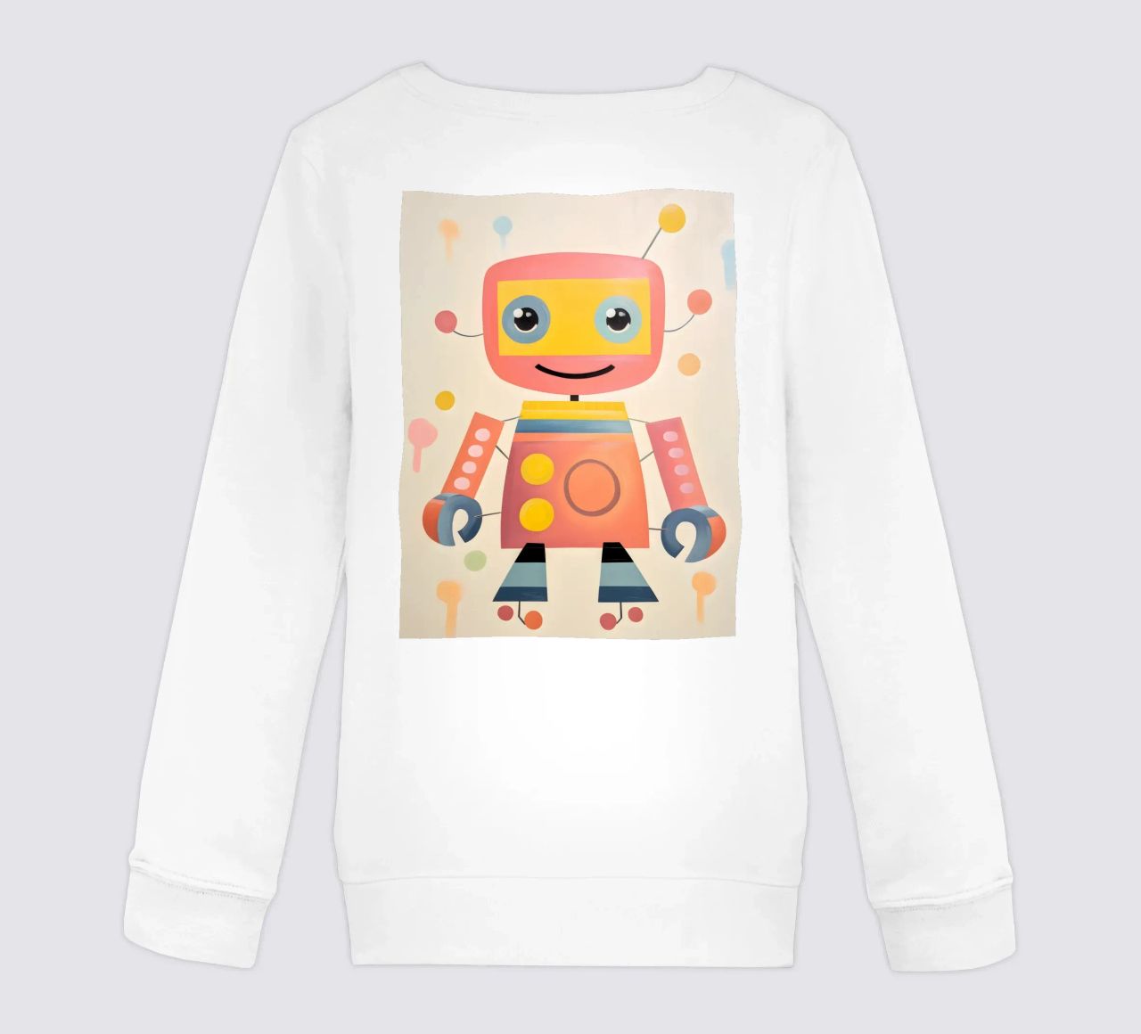Robot colorato 1 felpa bambino da KidzStudio
