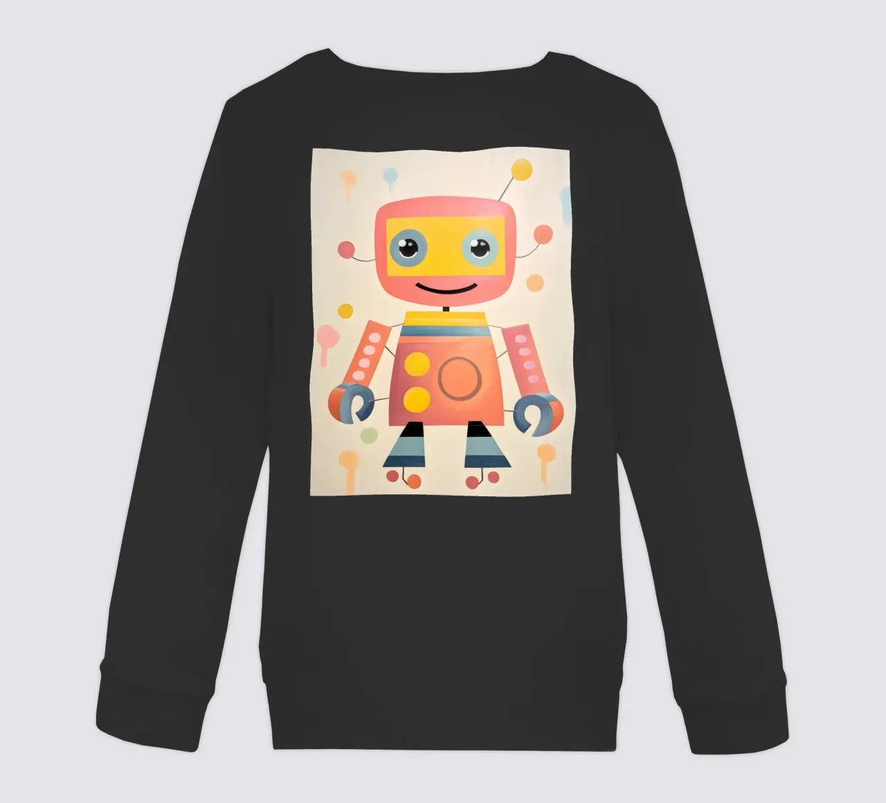 Robot colorato 1 felpa bambino da KidzStudio