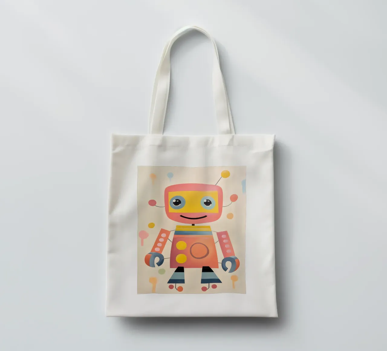 Robot colorato 1 borsa in juta da KidzStudio